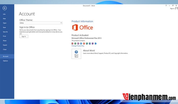 Microsoft Office 2013 Active Full tính năng mới nhất