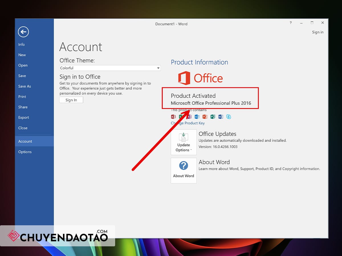 Office 2016 Active Full Keygen Bản Quyền