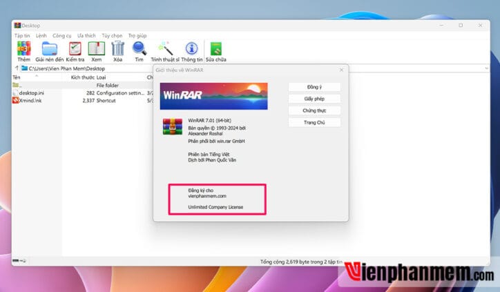 WinRAR PRO 64bit 32bit Full Active