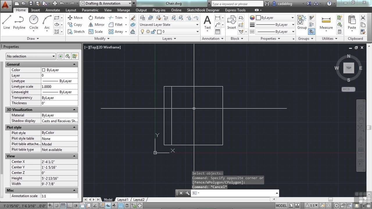 Beginners Autodesk AutoCAD 2014 Tutorial | Creating Blocks