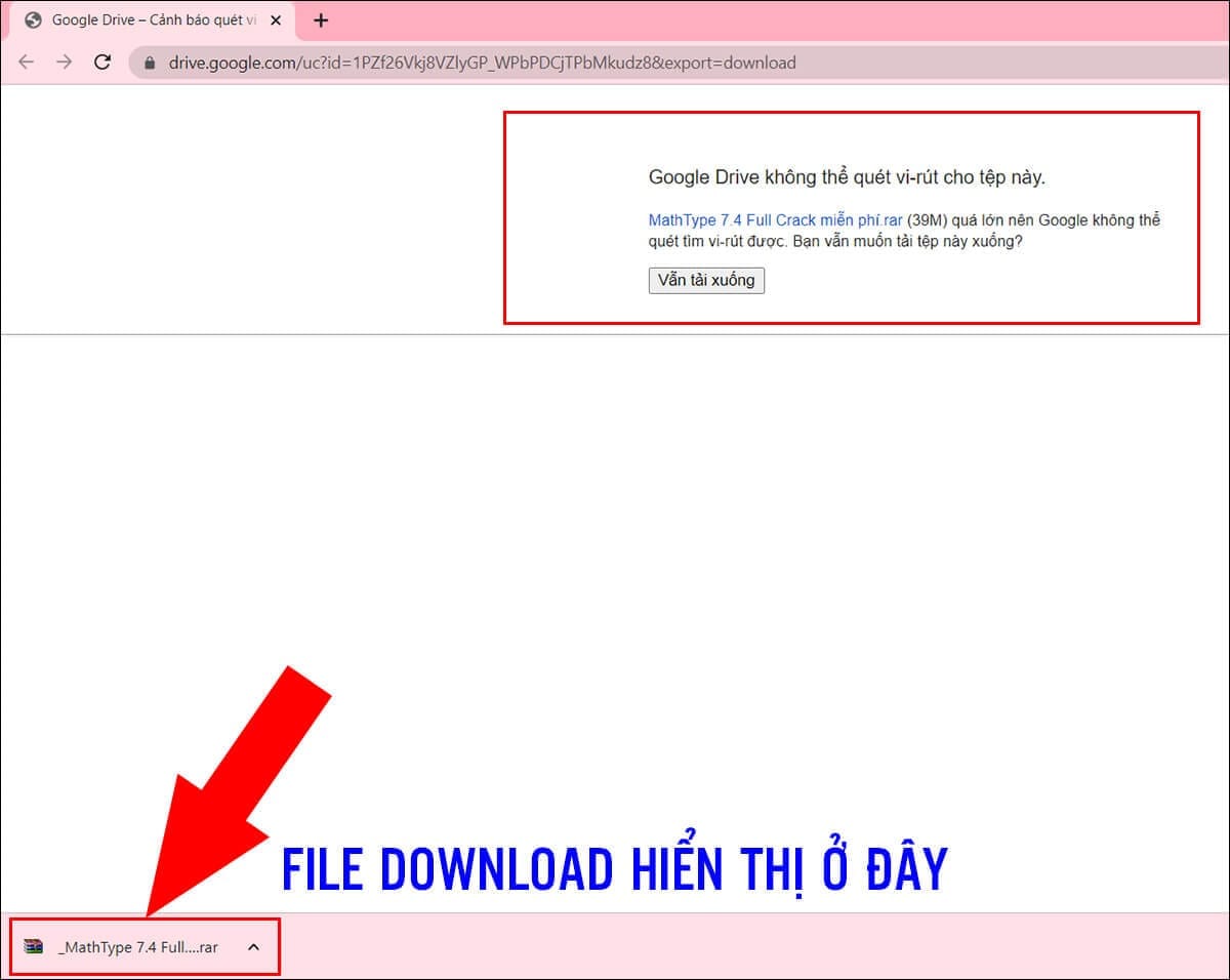 File dowload hiển thị ở đây.