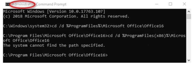 Cách Active Office 365 Product Key bằng Command Prompt