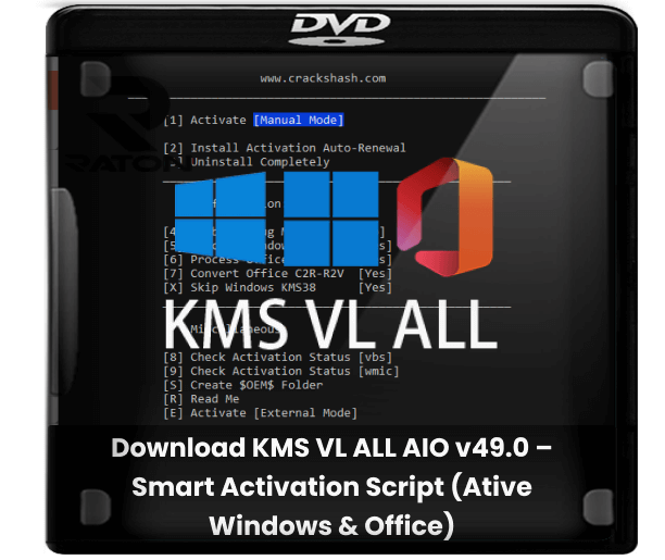 Kích hoạt windows với KMS VL ALL 50