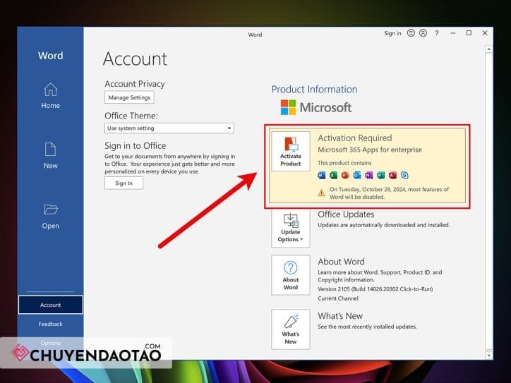 Các bước cài đặt và cách Crack Office 365 bản quyền đơn giản nhất