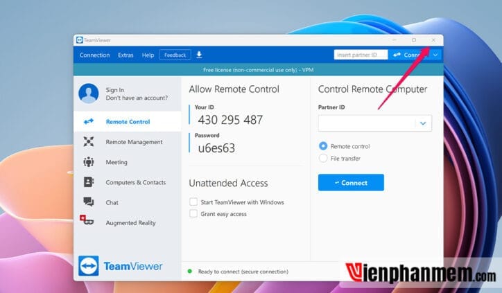Chi tiết cài đặt và kích hoạt Full Crack TeamViewer 15